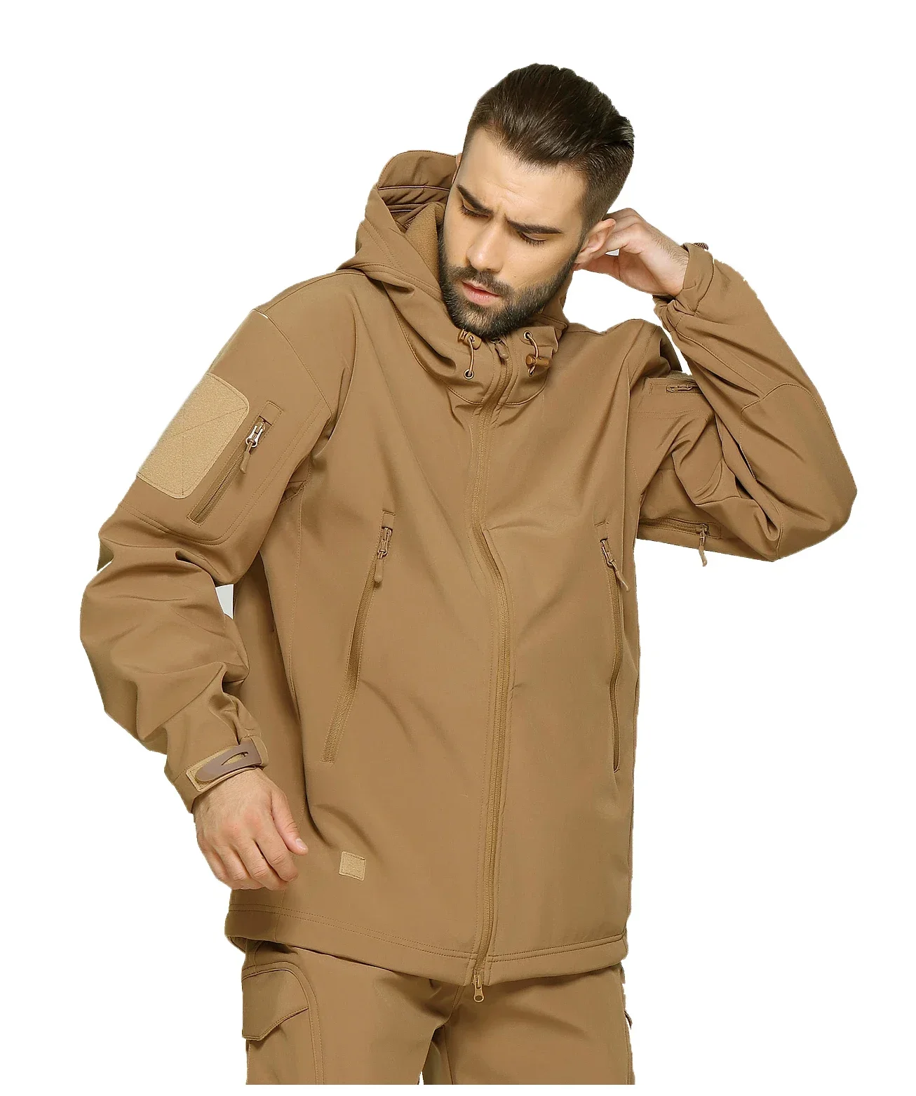 Outdoor Hunting Fleece - EMR 위장 소프트 쉘 폭행복, 야외