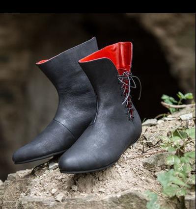 Hunting Outdoor Boots - 중세 신발 남성용 레트로 PU 가죽