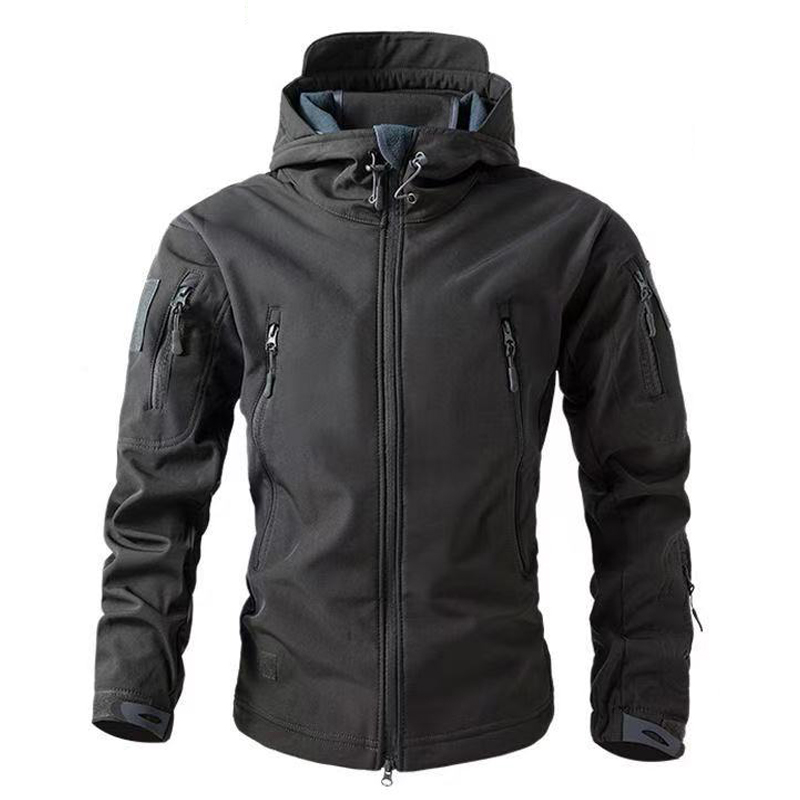 Outdoor Hunting Fleece - 상어가죽 소프트쉘 전술 재킷 카모 재킷