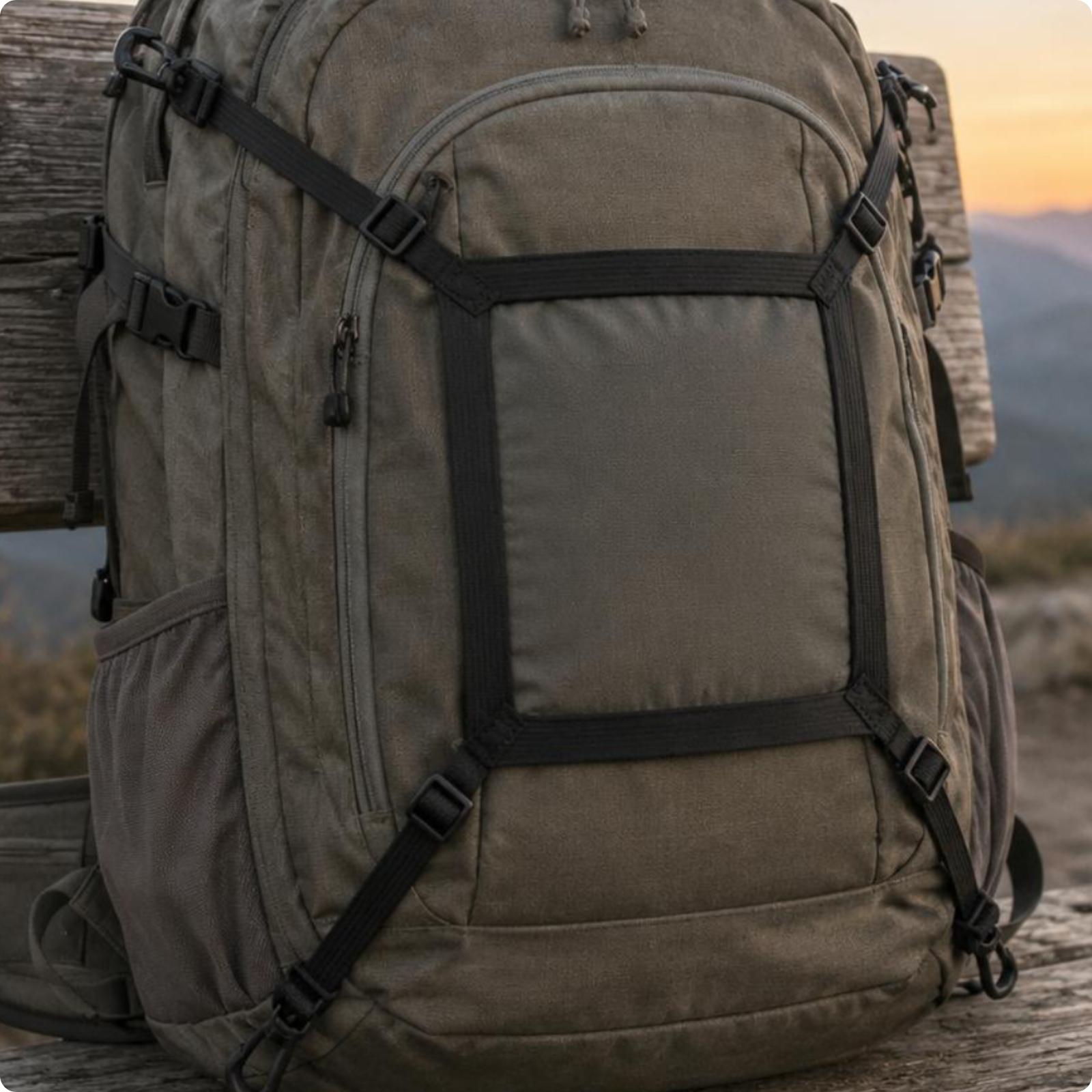 Outdoor Hunting Gear Store - 배낭용 헬멧 홀더 사각형 디자인 기어