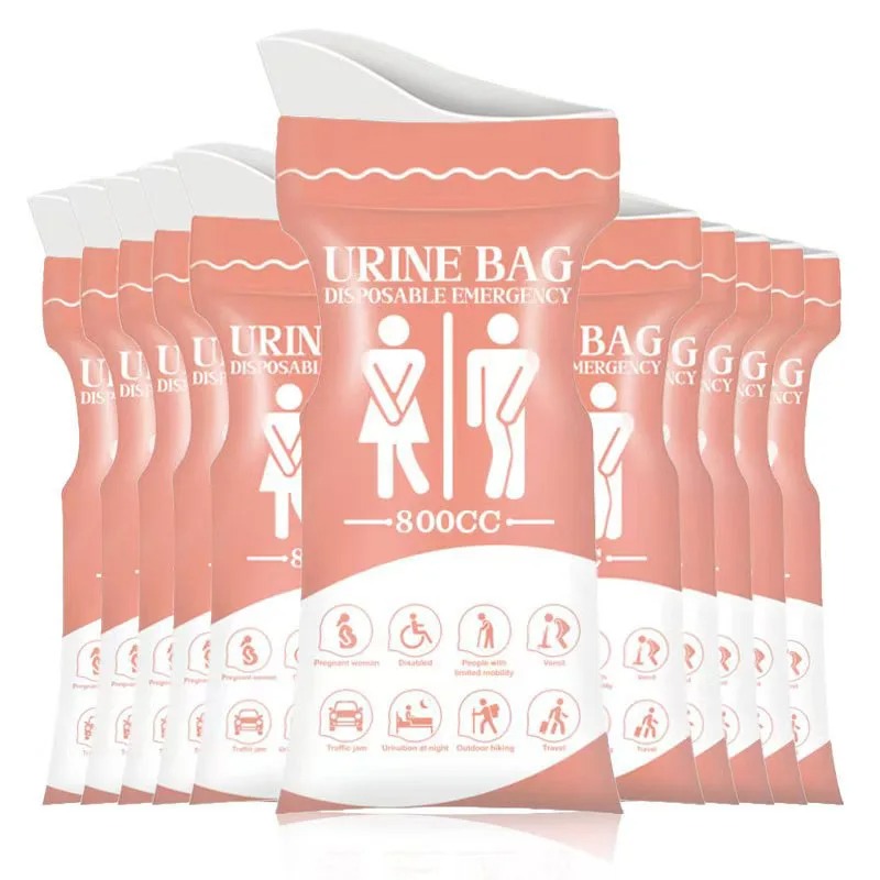 Outdoor Hunting Toilet - 800ML 일회용 야외 응급 소변기 가방