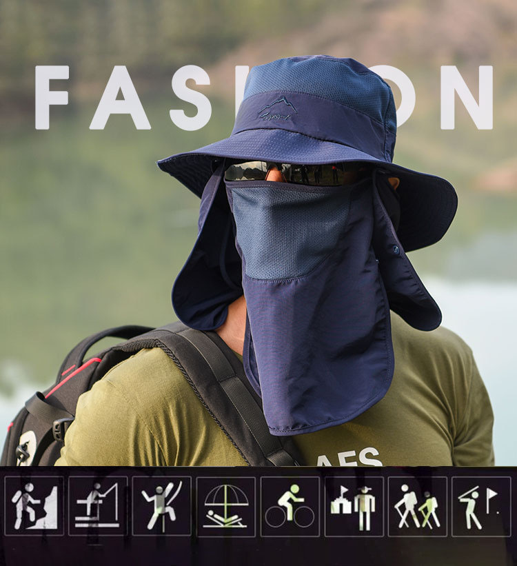 Hunting Outdoor Decor - 여름 태양 모자 UV 보호 야외