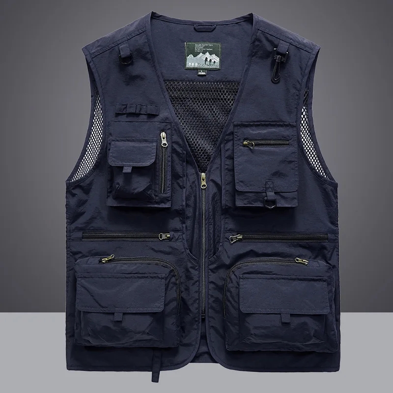 멀티 포켓 빠른 건조 메쉬 낚시 조끼 남자 야외 전술  - Outdoor Hunting Fleece 리뷰 및 가격