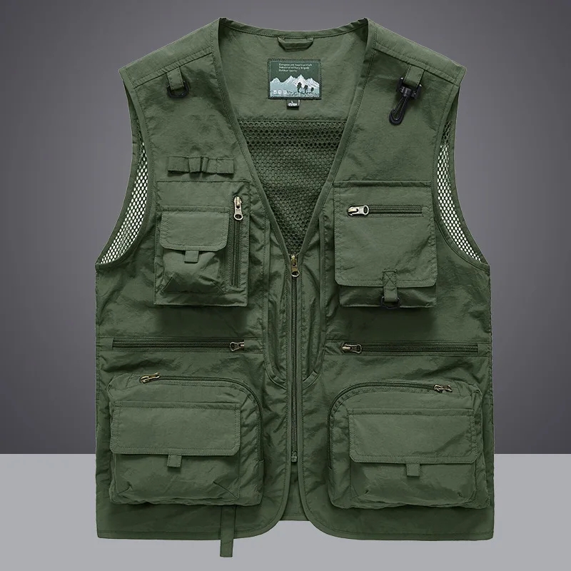 멀티 포켓 빠른 건조 메쉬 낚시 조끼 남자 야외 전술  - Outdoor Hunting Fleece 리뷰 및 가격