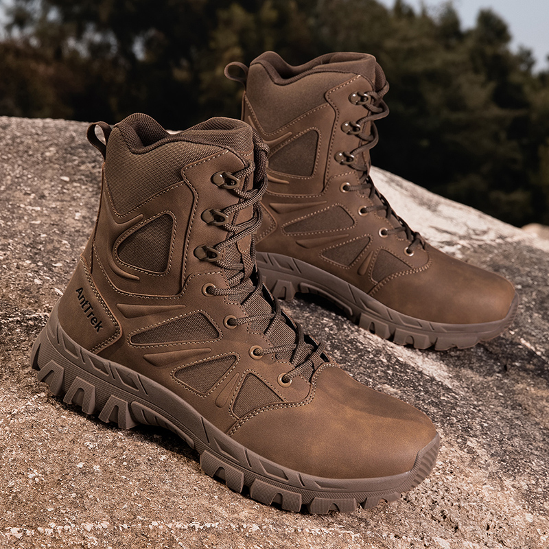 남성용 군용 부츠 방수 안전 작업화 남성 전술 부츠 신 - Hunting Outdoor Boots 리뷰 및 가격