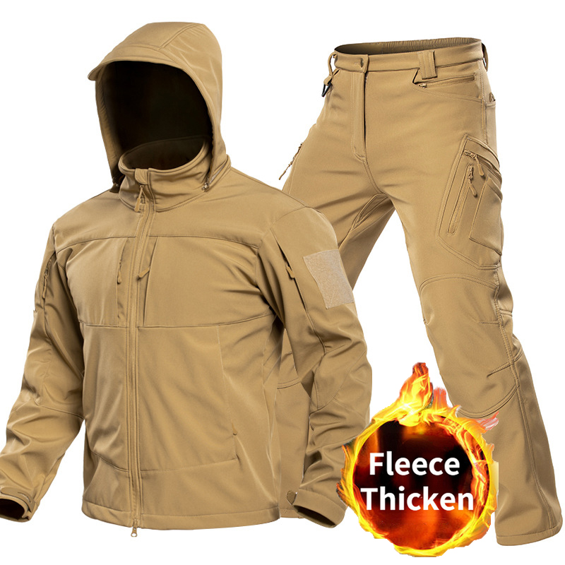 남성용 야외 전술 소프트쉘 슈트 후드 풀 지퍼 재킷 카 - Hunting & Outdoor Supplies Carterton 리뷰 및 가격