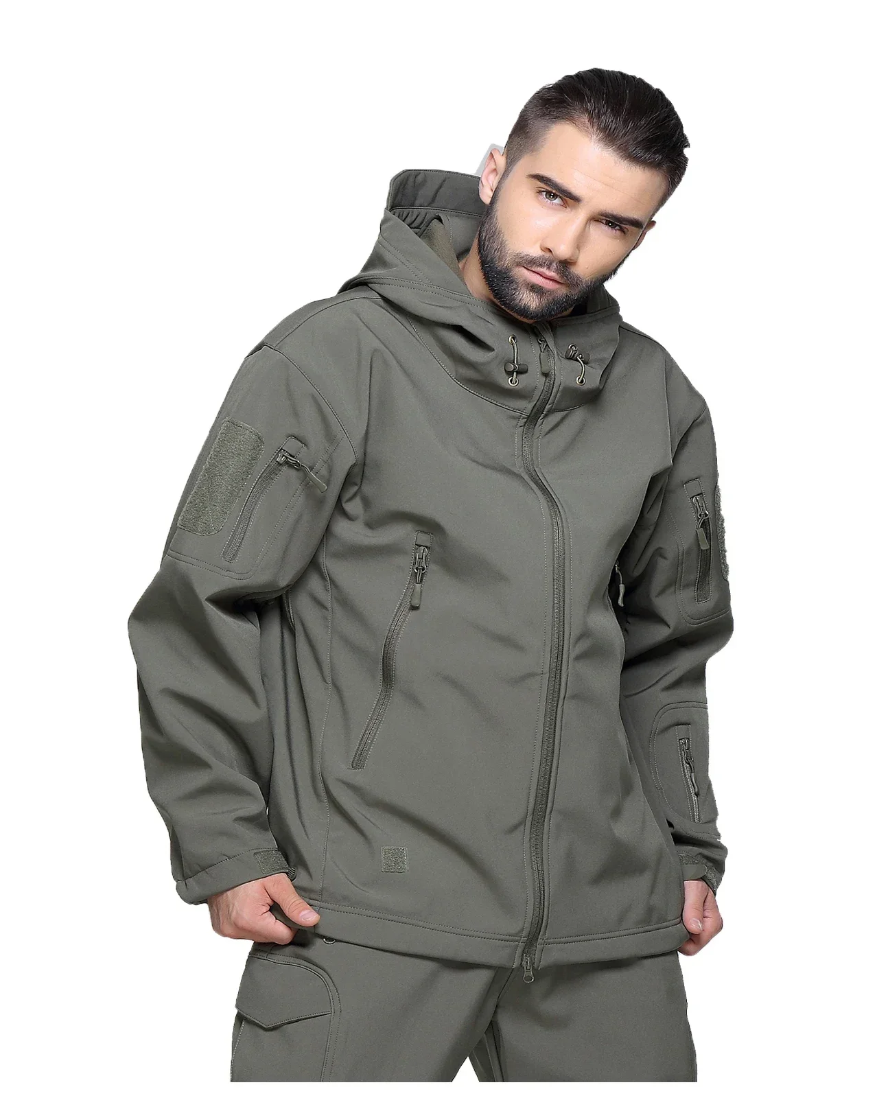 EMR 위장 소프트 쉘 폭행복, 야외 스포츠, 사냥,  - Outdoor Hunting Fleece 리뷰 및 가격