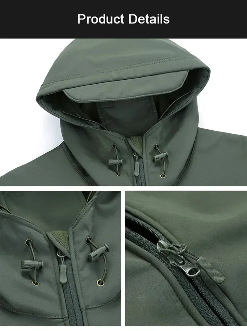 5XL 6XL Russion 위장 전술 유니폼 야외 겨 - Outdoor Hunting Fleece 리뷰 및 가격
