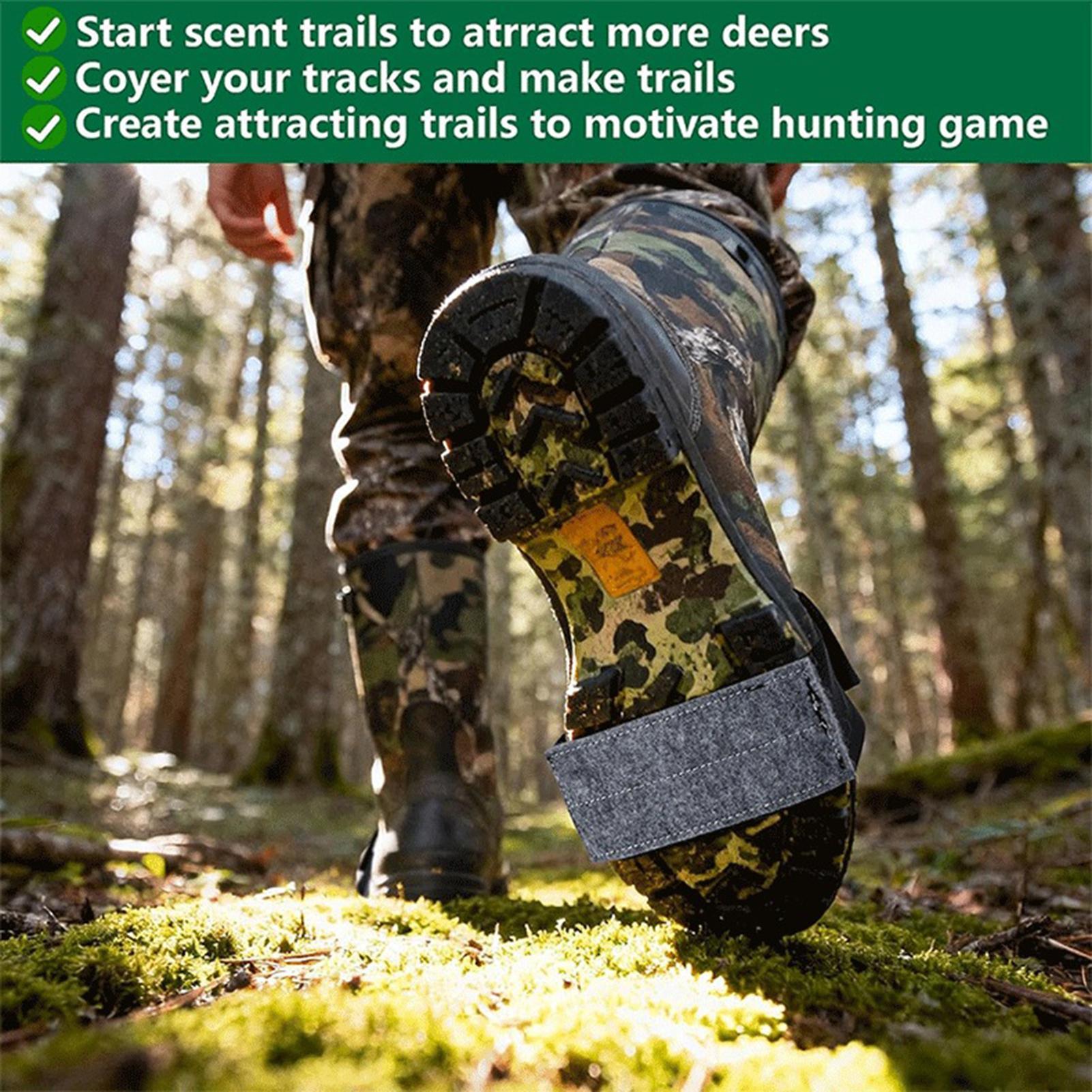사냥용 부츠 향기 패드 8개입, 두꺼운 펠트 재질, 재 - Deer Attractant Scent 리뷰 및 가격