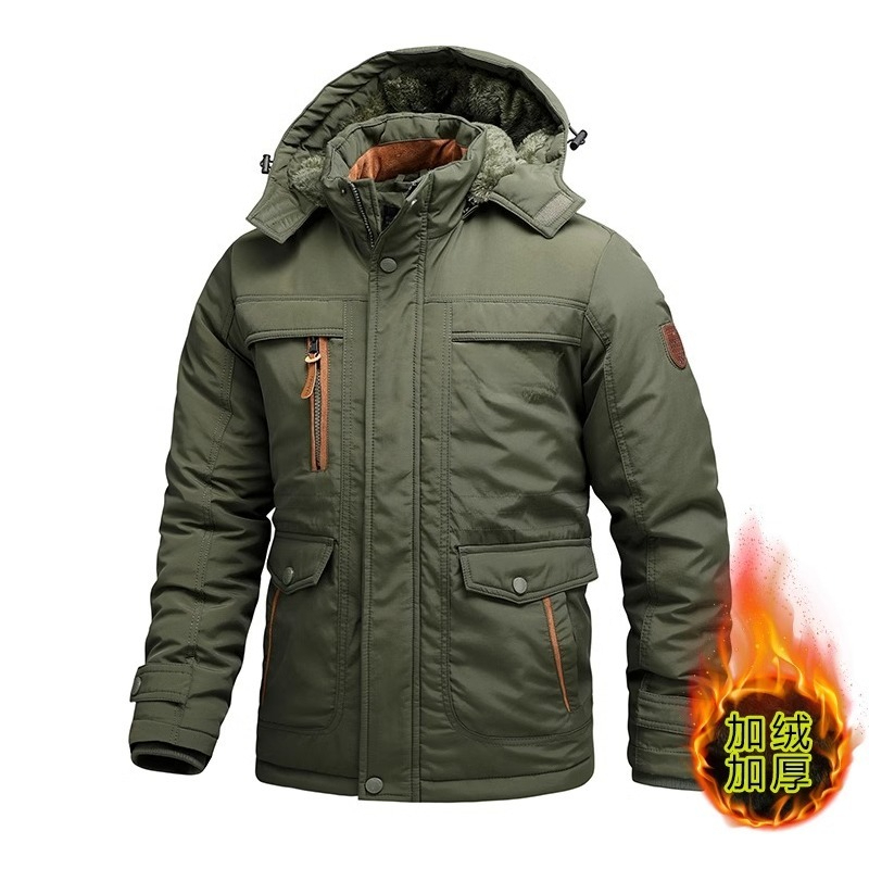 야외 사냥용 대형 패딩 재킷 남성용 겨울 플리스 전술  - Outdoor Hunting Fleece 리뷰 및 가격