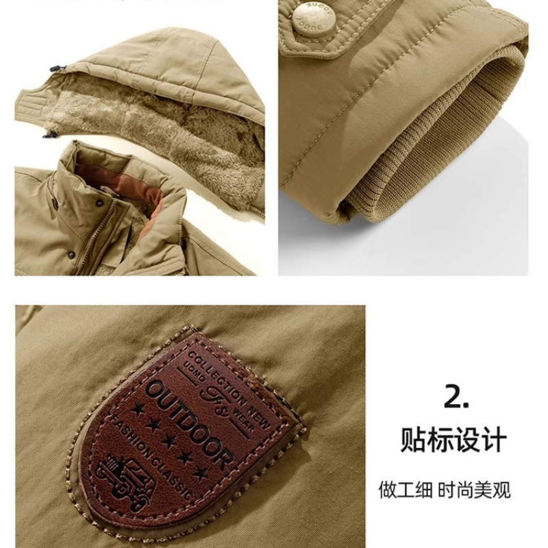 야외 사냥용 대형 패딩 재킷 남성용 겨울 플리스 전술  - Outdoor Hunting Fleece 리뷰 및 가격