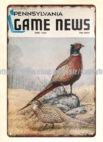 1958년 퀼트리새 사냥 펜실베니아 게임 뉴스 금속 양 - Hunting Quail 리뷰 및 가격