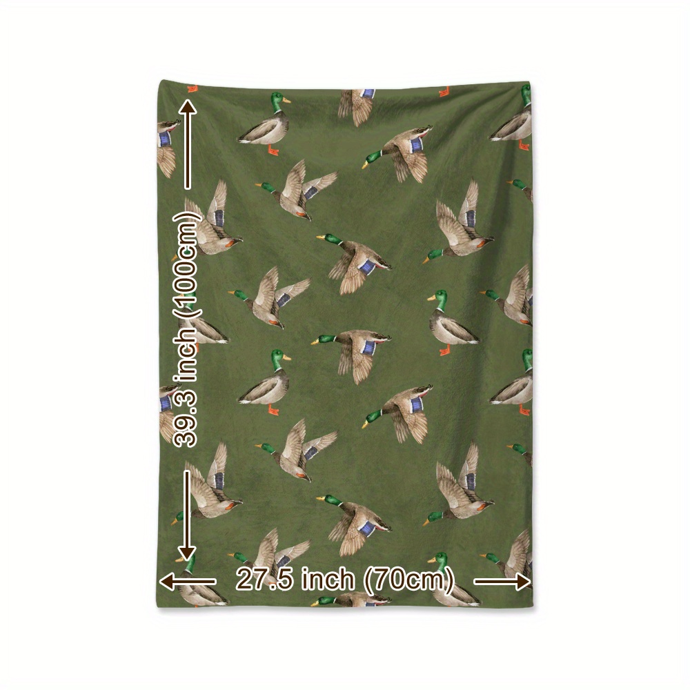 말라드 덕 플리스 담요 사냥 야외 프린트 담요 부드럽고 - Hunting Outdoor Decor 리뷰 및 가격