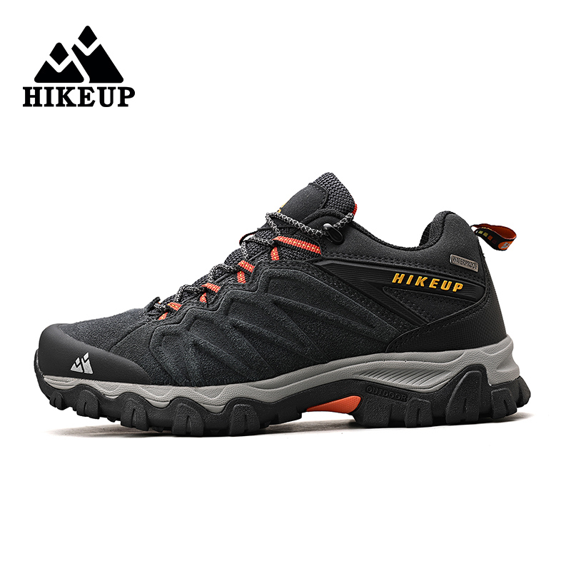 HIKEUP 남성용 하이킹 신발, 가죽 트레킹 부츠,  - Hunting Outdoor Boots 리뷰 및 가격