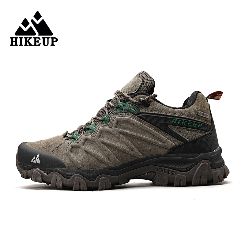 HIKEUP 남성용 하이킹 신발, 가죽 트레킹 부츠,  - Hunting Outdoor Boots 리뷰 및 가격