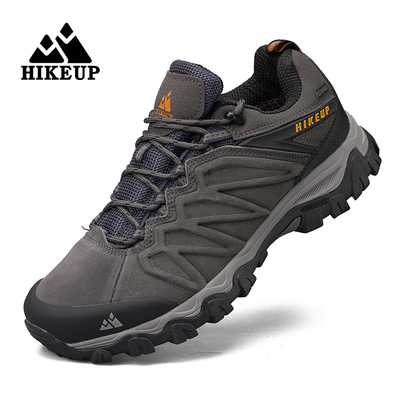 HIKEUP 남성용 하이킹 신발, 가죽 트레킹 부츠,  - Hunting Outdoor Boots 리뷰 및 가격