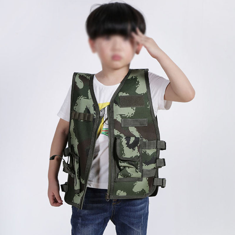 야외 어린이 조끼 전술 소년 소녀 위장 CS 게임 조끼 - Hunting Outdoor Game 리뷰 및 가격