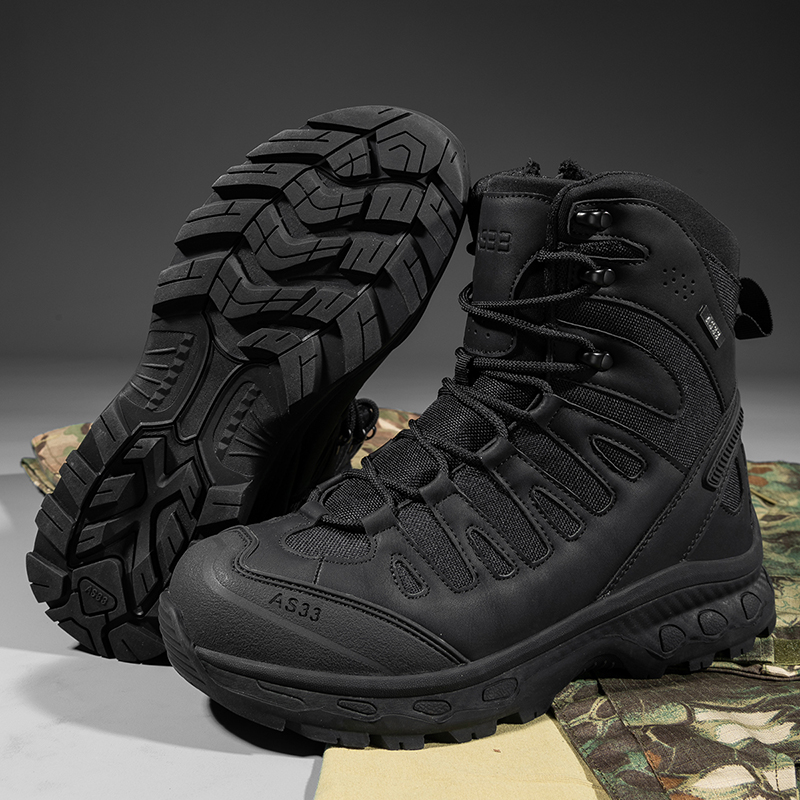 새로운 남성 전술 부츠 군사 브랜드 사냥 하이킹 신발  - Hunting Outdoor Boots 리뷰 및 가격