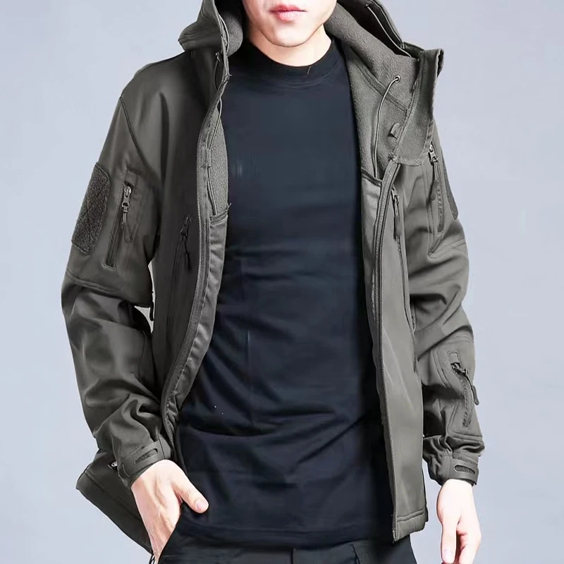 남성용 겨울 재킷 소프트 쉘 플리스 재킷 방수 야외 작 - Outdoor Hunting Fleece 리뷰 및 가격