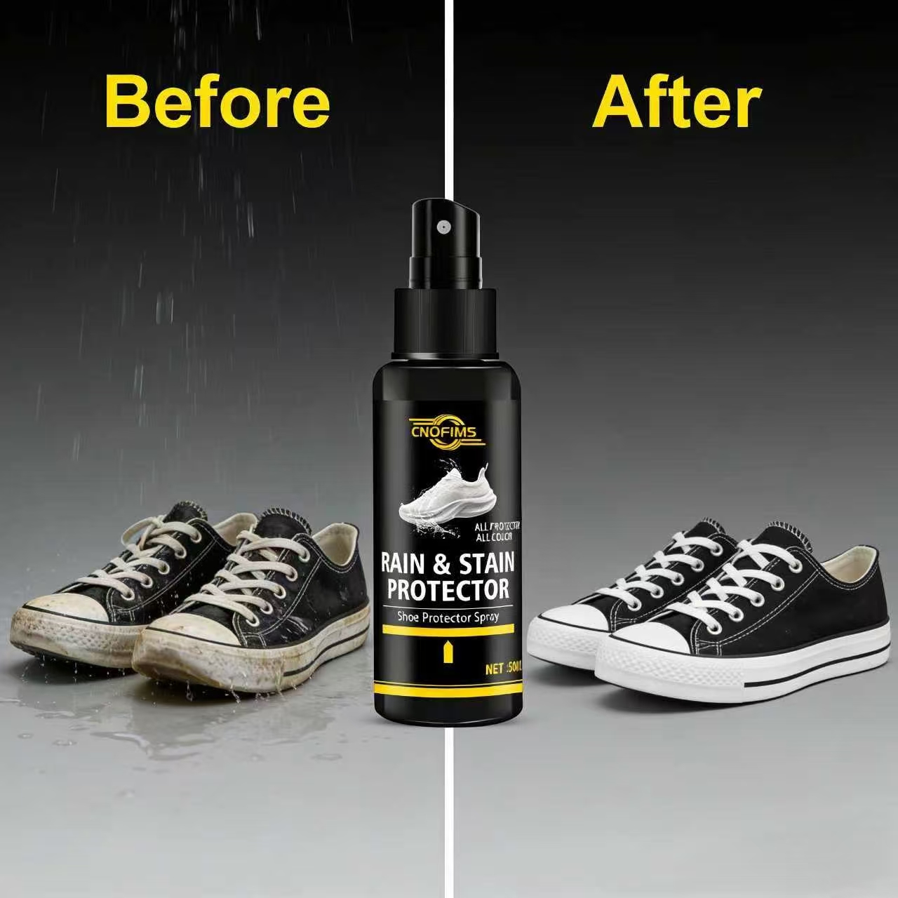 50ML 신발 방수 및 얼룩 방지 스프레이 - 모든 색 - Bear Spray Protection 리뷰 및 가격
