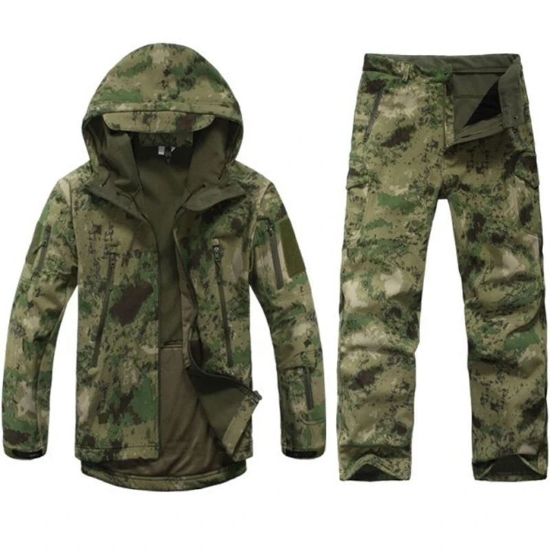 TAD Gear 전술 Softshell 위장 재킷 세트 - Outdoor Hunting Fleece 리뷰 및 가격
