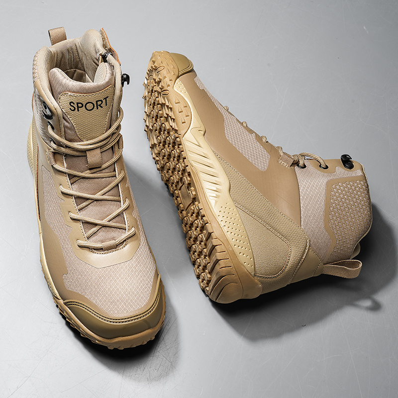 남성용 새로운 전술 부츠 야외 훈련 안전 작업 미끄럼  - Hunting Outdoor Boots 리뷰 및 가격